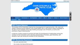 Charlotte Rifle and Pistol Club: Home
