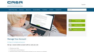 Manage Your CR&R Account | CR&R Environmental Services