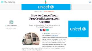 How to Cancel Your FreeCreditReport.com Subscription - The Balance