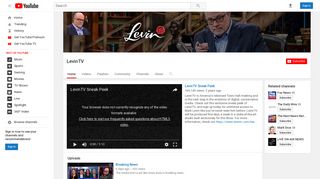 LevinTV - YouTube