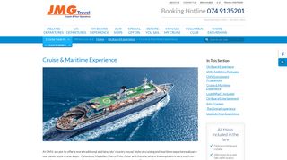 Cruise & Maritime Experience - JMG Cruise