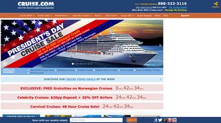 Cruise.com - Find the best Cruise Deals and Discount Cruises