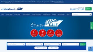 Online Cruise Deals and Cruise Holidays with Cruise Direct