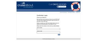 Cruiseabout - Gift Cards Online Reports - eCard solutions