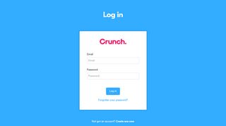 Log in - Crunch Accounts