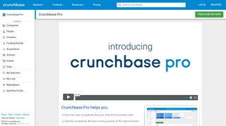 Crunchbase Pro | Crunchbase