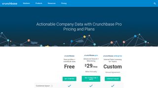 Crunchbase Pro | Pricing Plans