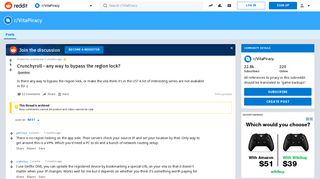 Crunchyroll - any way to bypass the region lock? : VitaPiracy - Reddit