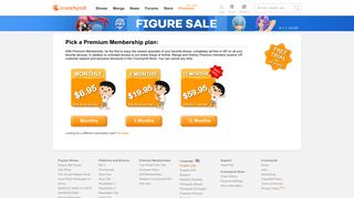 Crunchyroll - Premium Membership - Choose Plan