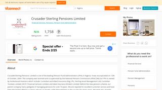 Crusader Sterling Pensions Limited in Plot 4, The Infinite Plaza ...