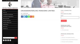 CrusaderSterling Pensions Limited | National Pension Commission