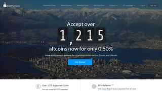 Accept Bitcoin & Other Cryptocurrencies | Payment Processor | FREE ...