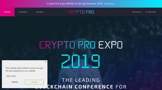Crypto Pro Expo | Blockchain Conference | Jan 29-30, 2019 @Hyatt ...