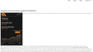 Cryptocurrency Index Crypto Pro Network – Asef's Bakery