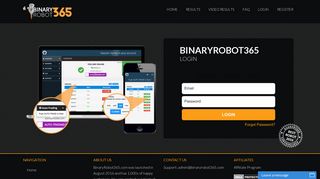 Binary Robot 365 | Login today for 90% WIN RATE!