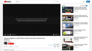 Cryptominingfarm.io LEGIT Bitcoin cloud mining. My Investment and ...