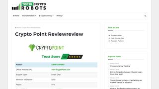 Crypto Point Unbiased Review | Does This System Work? | See Now