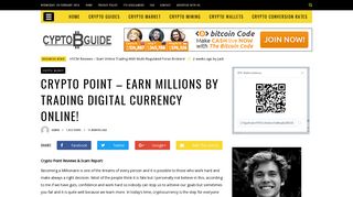 Crypto Point - Earn Millions By Trading Digital Currency Online!
