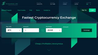 Xchange.me - modern crypto exchanger. - Exchanger