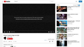 Crysis 2 demo (login error)pl - YouTube