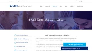 Icon Accounting – PAYE Umbrella Company