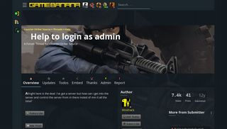 Help to login as admin | Counter-Strike: Source Forum Threads ...