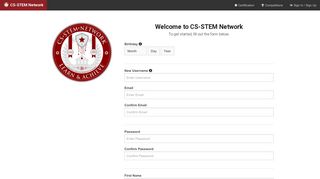 Create Basic Account - CS-STEM Network