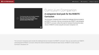 Curriculum Companion - CS-STEM Network