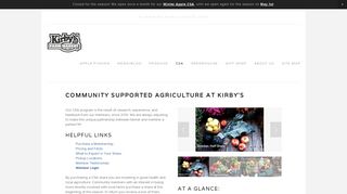 CSA — Kirby's Farm Market