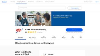 CSAA Insurance Group Careers and Employment | Indeed.com
