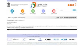 CSC Academy Training Registration | Digital India Programme