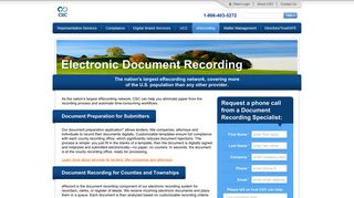 Electronic Document Recording | Corporation Service Company - CSC