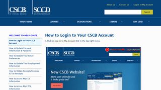 How to Login to Your CSCB Account | CSCB National Office