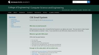 Email - MSU CSE - Michigan State University