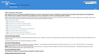 CSE Computer Accounts — PSU CSE