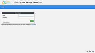 CSFP - Scholarship Database