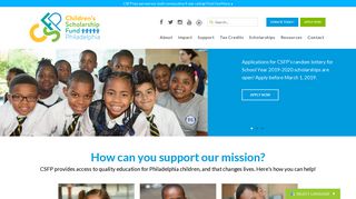 Children's Scholarship Fund Philadelphia - PA Education Tax Credits