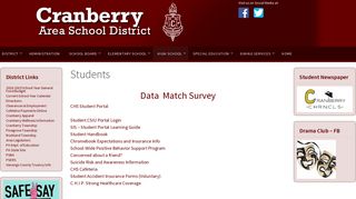 Students – Cranberry Area School District