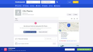CSL Plasma - Bahnhofsvorstadt - 2 tips - Foursquare