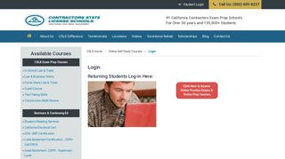 Student Login - Contractor State Licensing Schools