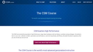 CSMlearn - CSM Course