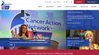 American Cancer Society Cancer Action Network | Home