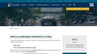 Apply Now - Concordia St. Paul