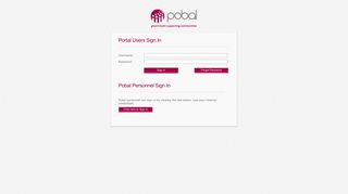 Portal Users Sign - Sign In