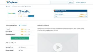 CStorePro Reviews and Pricing - 2019 - Capterra