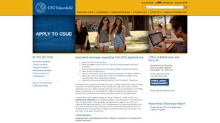 Apply to CSUB | California State University, Bakersfield