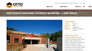 CSU Chico Gateway Science Museum - LEED Gold | Otto Construction