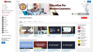 CSU-Global Campus - YouTube