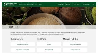 Dining – Housing & Dining Services
