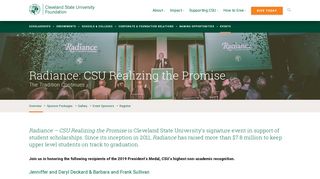 Radiance: CSU Realizing the Promise